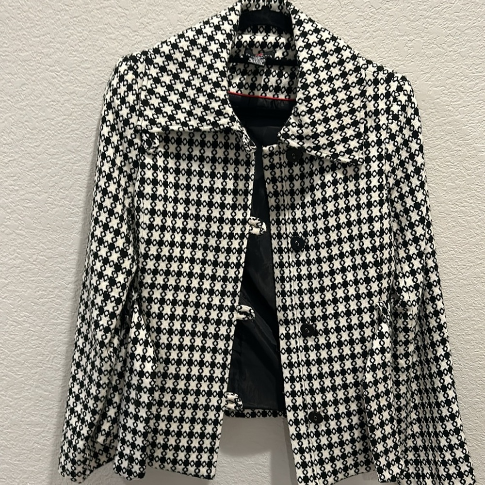 Classic Ds Essentials Houndstooth, Blazer. Size 6… - image 5